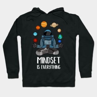 Astronaut Meditating, Yoga, Zen, Mindset Motivational Hoodie